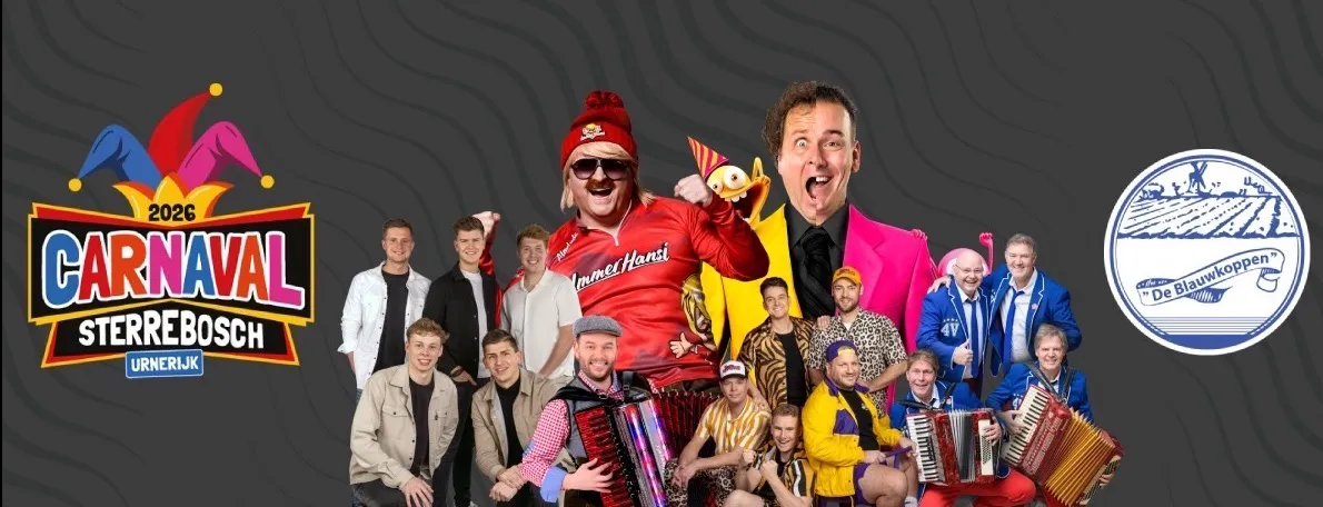 Carnaval Wijchen bij de Blauwkoppentempel