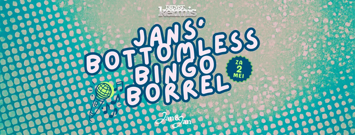 Jans' Bottomless Bingo Borrel (zaterdag 2 mei 2026)
