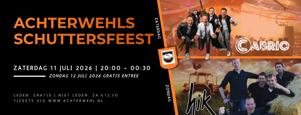 Achterwehls Schuttersfeest 2026